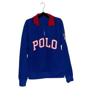 ralph lauren polo fleece quarter zip / men’s
